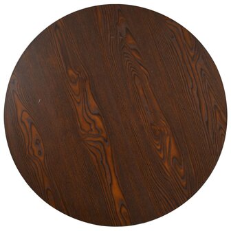 Bistrotafel 80 cm MDF donkerbruin 2