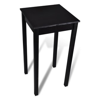 Bartafel met 2 barkrukken zwart 3