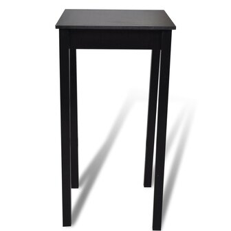 Bartafel met 2 barkrukken zwart 4