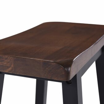 3-delige Barset MDF zwart 7