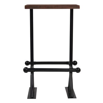 3-delige Barset massief gerecycled hout 3