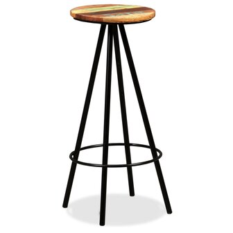 Barset massief gerecycled hout 3-delig 6