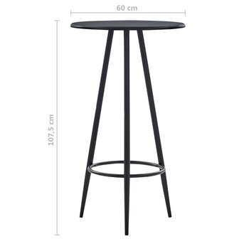 5-delige Barset kunststof zwart 11