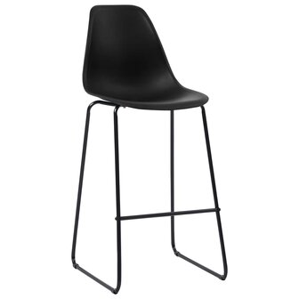 3-delige Barset kunststof zwart 6