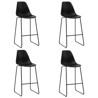 5-delige Barset kunststof zwart 7
