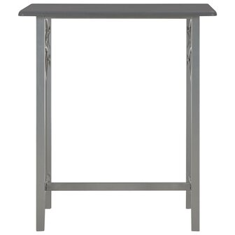 3-delige Barset hout en staal antraciet 3