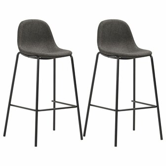 3-delige Barset stof donkergrijs 6