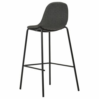 5-delige Barset stof donkergrijs 10