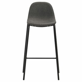 3-delige Barset stof donkergrijs 3