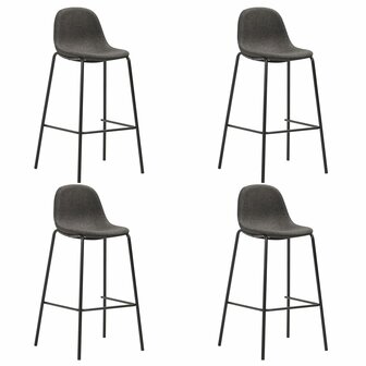 5-delige Barset stof donkergrijs 2