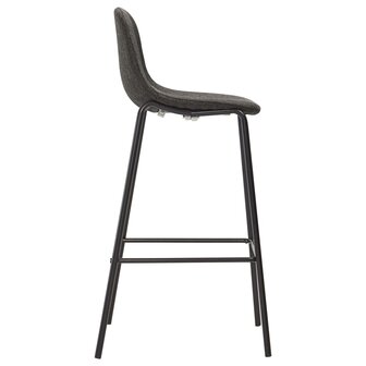 5-delige Barset stof donkergrijs 5