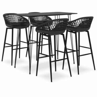 5-delige Barset zwart 1