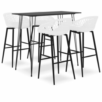 5-delige Barset zwart en wit 1