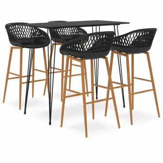 5-delige Barset zwart 1