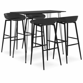 5-delige Barset zwart 1