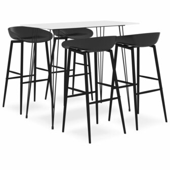 5-delige Barset wit en zwart 1