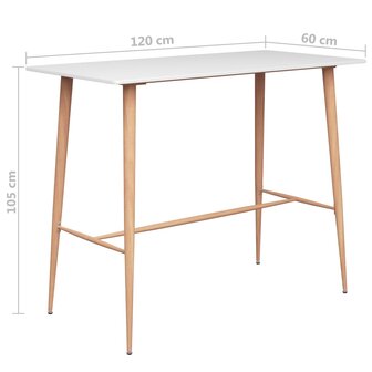 5-delige Barset wit 12