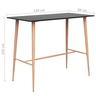 5-delige Barset zwart en wit 12