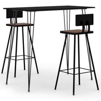 3-delige Barset zwart 1