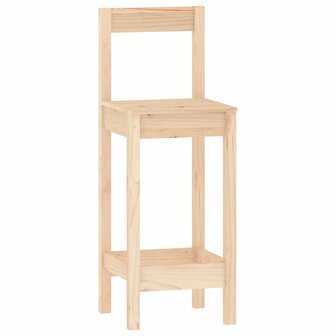 3-delige Barset massief grenenhout 6