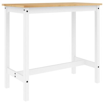 5-delige Barset massief grenenhout wit 9