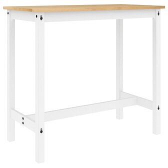 5-delige Barset massief grenenhout wit 12