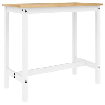 3-delige Barset massief grenenhout wit 12