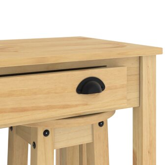 3-delige Barset massief grenenhout 10