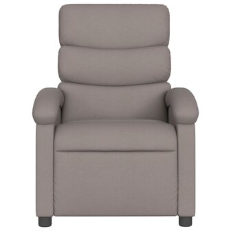 Massagestoel verstelbaar stof taupe 4