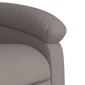 Massagestoel verstelbaar stof taupe 9