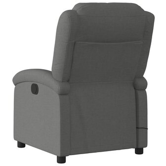 Massagestoel verstelbaar stof donkergrijs 6