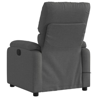 Massagestoel verstelbaar stof donkergrijs 6