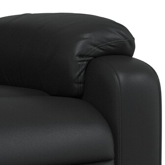 Massagestoel verstelbaar kunstleer zwart 9