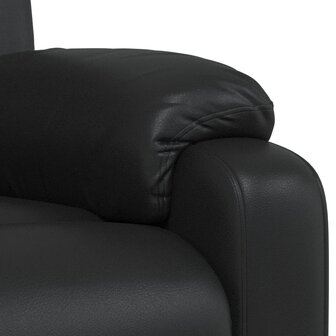Massagestoel verstelbaar kunstleer zwart 9