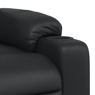 Massagestoel verstelbaar kunstleer zwart 9