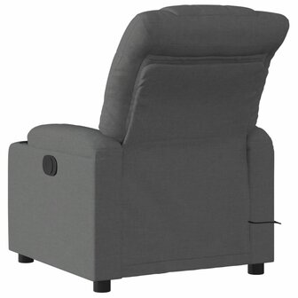 Massagestoel verstelbaar stof donkergrijs 4