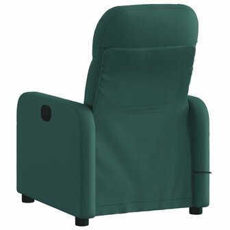 Massagestoel verstelbaar stof donkergroen 4