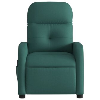 Massagestoel verstelbaar stof donkergroen 7