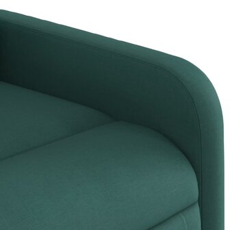 Massagestoel verstelbaar stof donkergroen 9