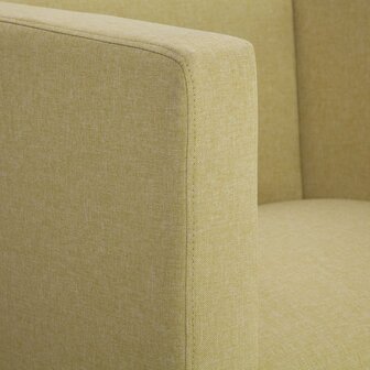 Fauteuil kubus stof groen 7