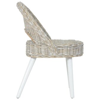 Fauteuil kubu rattan wit 3