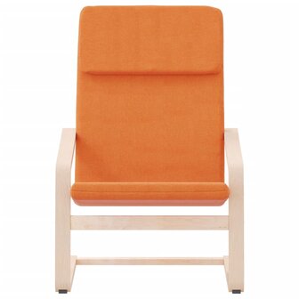 Relaxstoel stof donkergeel 4