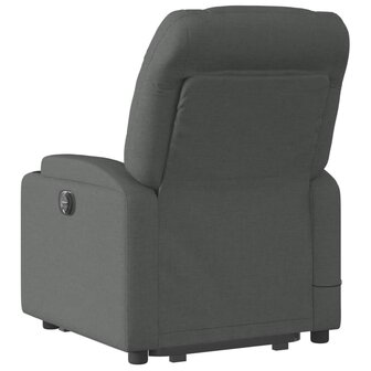 Sta-op-massagestoel verstelbaar stof donkergrijs 5