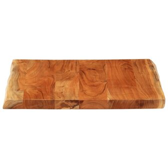 Tafelblad vierkant natuurlijke rand 40x40x3,8 cm acaciahout 3