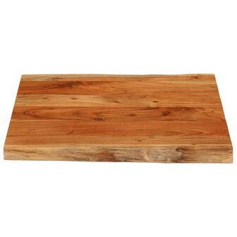 Tafelblad vierkant natuurlijke rand 40x40x3,8 cm acaciahout 4