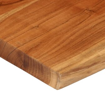 Tafelblad vierkant natuurlijke rand 40x40x3,8 cm acaciahout 6
