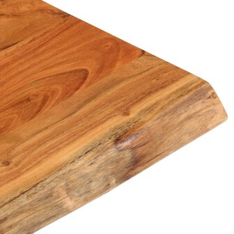 Tafelblad vierkant natuurlijke rand 40x40x3,8 cm acaciahout 7