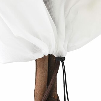 Plantenhoezen met trekkoord 8 st 70 g/m&sup2; 0,8x1,2 m 7