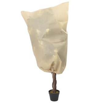 Plantenhoezen met trekkoord 8 st 70 g/m&sup2; 0,8x0,8 m 2