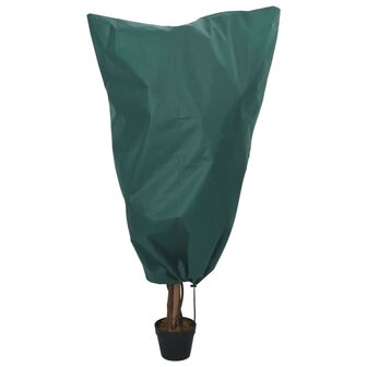 Plantenhoezen met trekkoord 8 st 70 g/m&sup2; 0,8x0,8 m 2